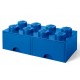 Cutie depozitare LEGO 2x4 cu sertare - Albastru (40061731)