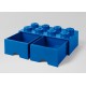Cutie depozitare LEGO 2x4 cu sertare - Albastru (40061731)