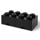 Cutie depozitare LEGO 2x4 cu sertare - Negru (40061733)