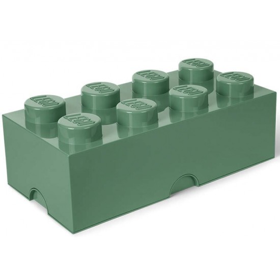 Cutie depozitare LEGO 2x4 verde masliniu (40041747)