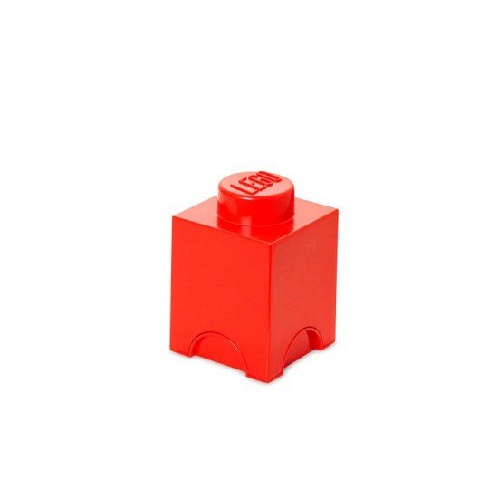 Cutie depozitare LEGO 1x1 - Rosu