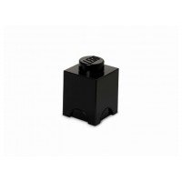 Cutie depozitare LEGO 1x1 - Negru
