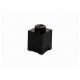 Cutie depozitare LEGO 1x1 - Negru