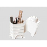 Cutie depozitare LEGO 1x1 - Alb