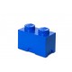 Cutie depozitare LEGO 1x2  - Albastru inchis