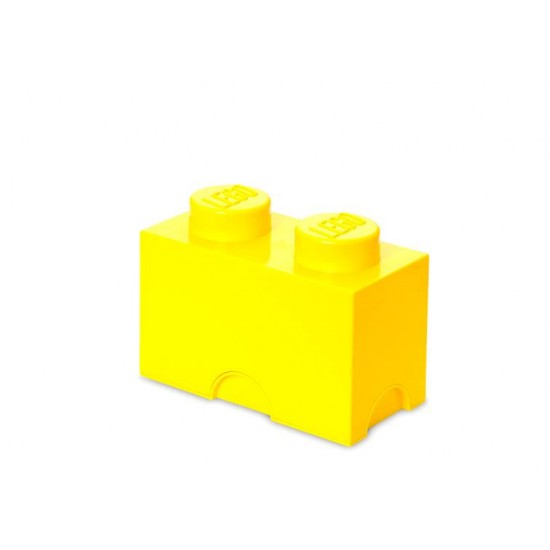 Cutie depozitare LEGO 1x2 - Galben