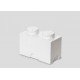 Cutie depozitare LEGO 1x2 - Alb