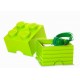 Cutie depozitare LEGO 2x2 - Verde deschis