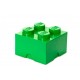 Cutie depozitare LEGO 2x2 - Verde inchis