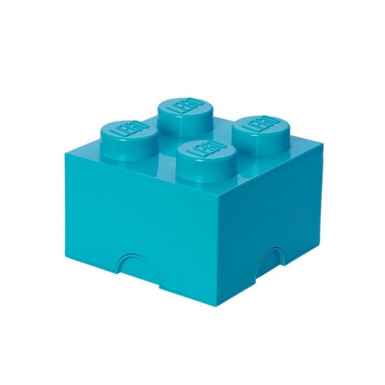 Cutie depozitare LEGO 2x2 - Albastru turcoaz