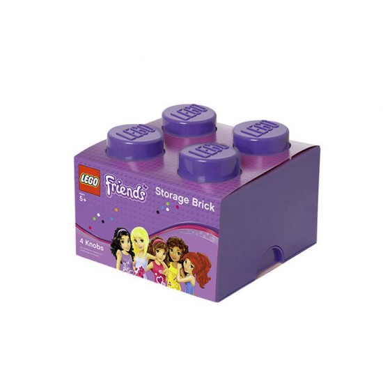 Cutie depozitare LEGO Friends 2x2 - Violet