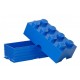 Cutie depozitare LEGO 2x4 - Albastru inchis