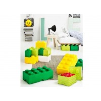 Cutie depozitare LEGO 2x4 - Galben