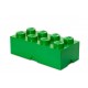 Cutie depozitare LEGO 2x4 - Verde inchis