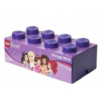 Cutie depozitare LEGO Friends 2x4 - Violet