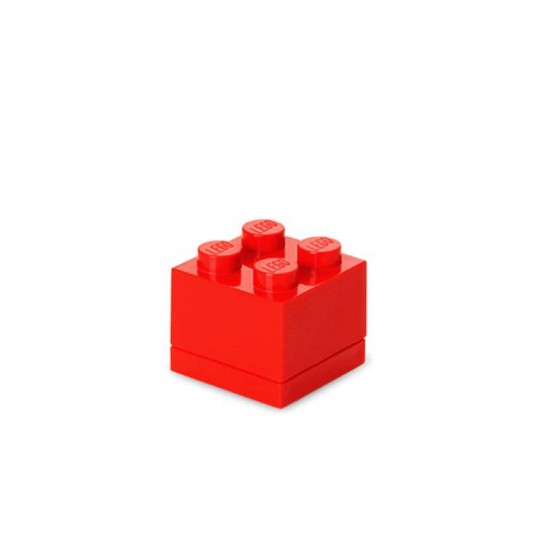 Mini cutie depozitare LEGO 2x2 - Rosu