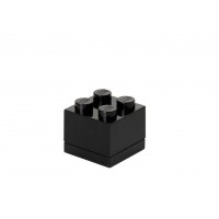 Mini cutie depozitare LEGO 2x2 - Negru