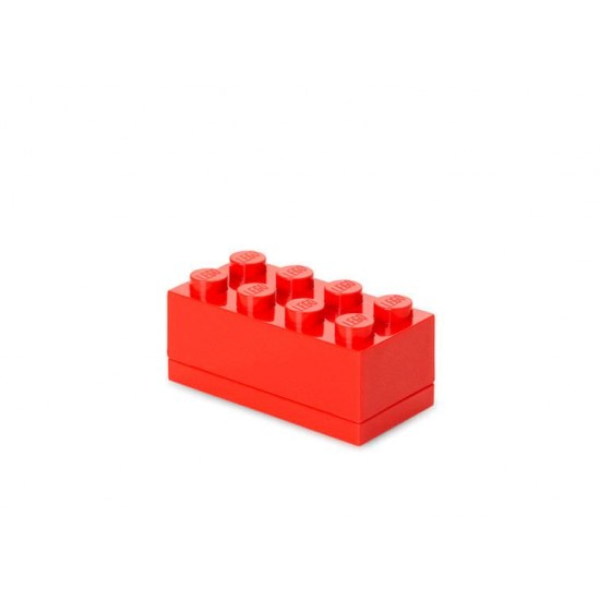 Mini cutie depozitare LEGO 2x4 - Rosu