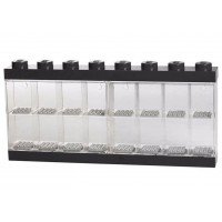 Cutie neagra pentru 16 minifigurine LEGO