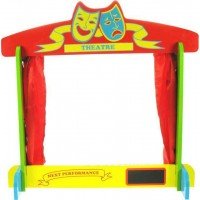 Teatru de papusi din lemn - BigJigs