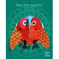 Decoratie pop-up Bufnita colorata