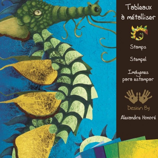 Dragoni joc creativ Djeco cu foite