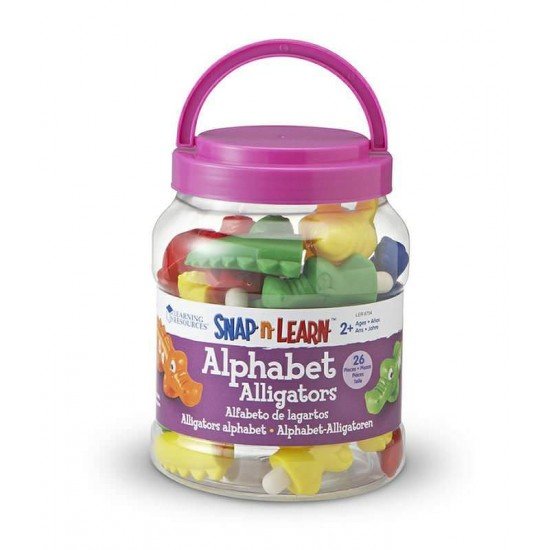 Crocodili cu litere - Joc educativ