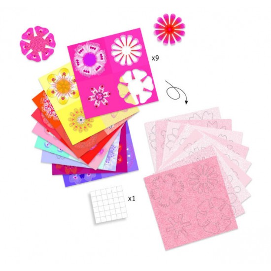 Flori din hartie Djeco