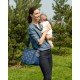 Geanta multifunctionala Ellie Messenger Navy Clevamama