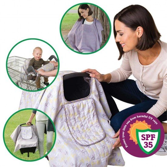 Husa de calatorie 3 in 1 lime Clevamama