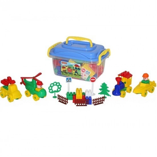 Joc constructii 128 piese - Polesie