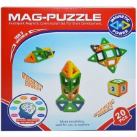 Joc constructii magnetic in cutie 20 piese