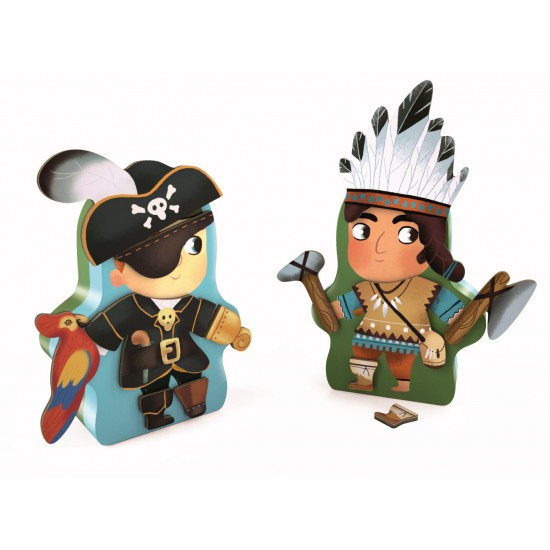 Joc cu magneti Aventuro Djeco