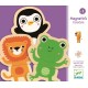 Joc cu magneti Djeco - Animale prietenoase
