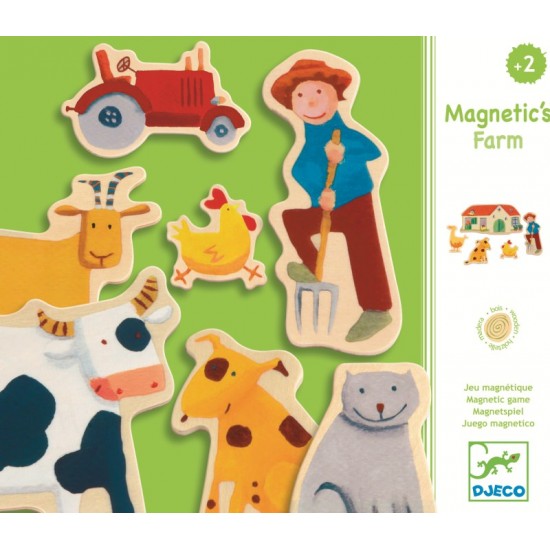 Joc cu magneti Djeco Ferma