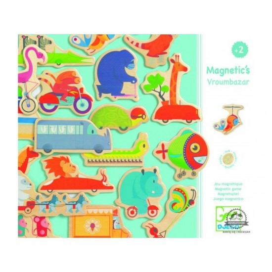 Joc cu magneti Djeco Vroumbazar