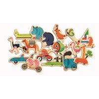 Joc cu magneti Djeco Vroumbazar