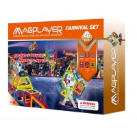 Joc de constructie magnetic - 46 piese