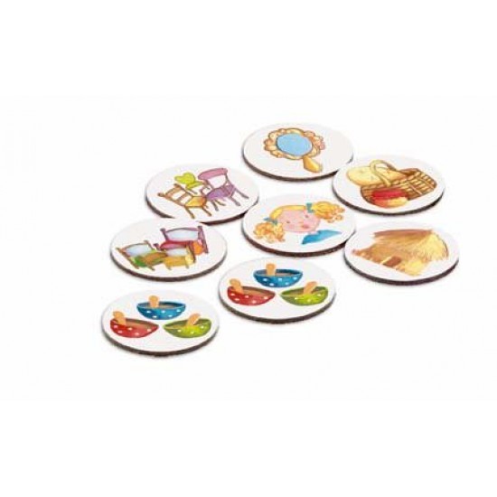 Joc de memorie cu povesti Djeco