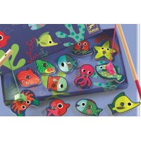 Joc de pescuit magnetic pesti colorati Djeco