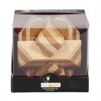 Joc logic IQ din lemn bambus Angular Knot