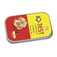 Joc logic IQ din lemn bambus in cutie metalica - 5