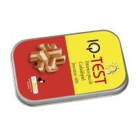 Joc logic IQ din lemn bambus in cutie metalica - 6