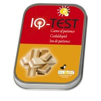 Joc logic IQ din lemn bambus Knot in cutie metal