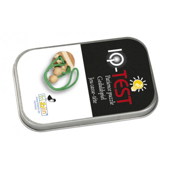 Joc logic IQ eliberează inelul in cutie metalica - 1