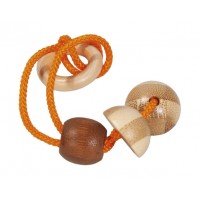 Joc logic IQ eliberează inelul in cutie metalica - 3