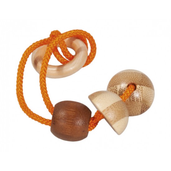 Joc logic IQ eliberează inelul in cutie metalica - 3