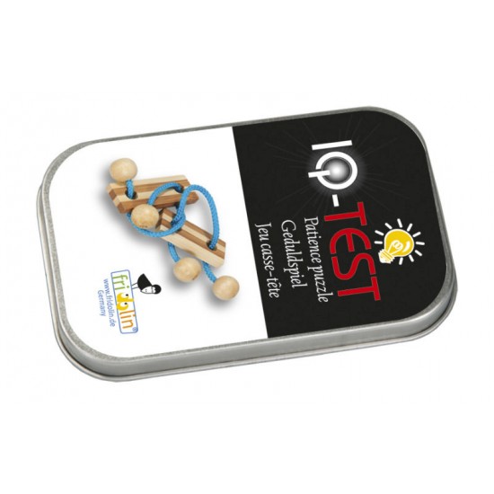 Joc logic IQ elibereaza inelul in cutie metalica - 5