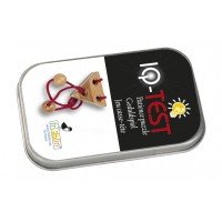 Joc logic IQ elibereaza inelul in cutie metalica - 6