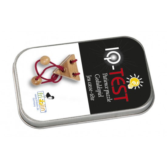 Joc logic IQ elibereaza inelul in cutie metalica - 6